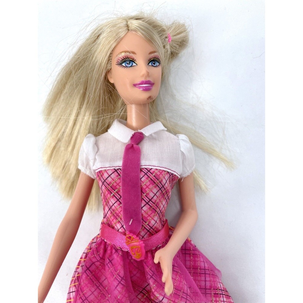 Barbie Princess Charm School Blair Doll Mattel School Uniform Pink - Picture 3 of 7